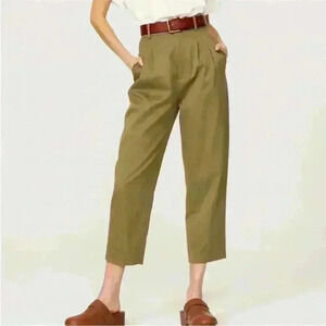 NWT BA&SH Maiwen Trouser Pant Khaki Green Medium